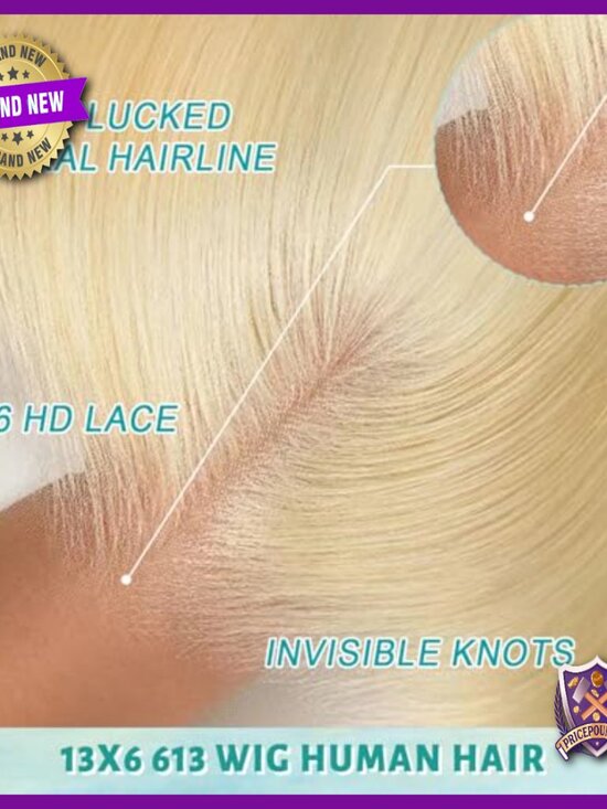 22 Inch Human Hair Lace Front Wig 13x6 HD Lace 220% Density Body Wave main image 4